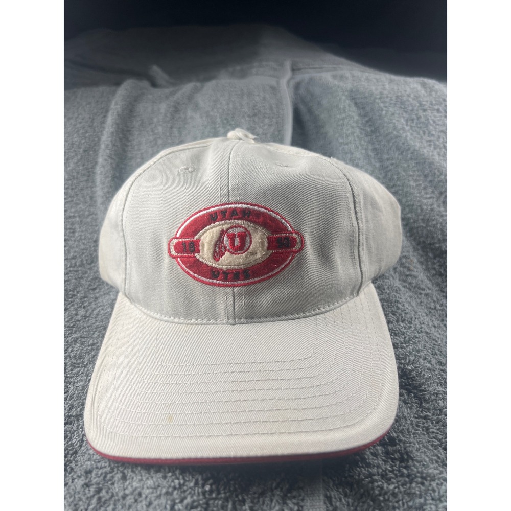 Indiana Hoosiers Baseball Red Whit IU Logo Adjustable Strap University Utah/utes